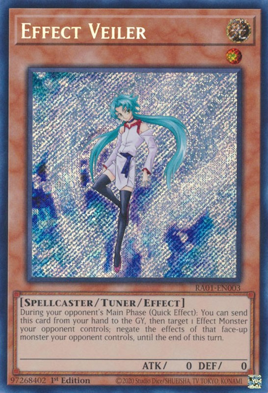 Effect Veiler [RA01-EN003] Secret Rare | Galactic Gamez