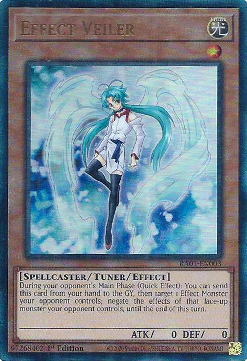 Effect Veiler [RA01-EN003] Prismatic Ultimate Rare | Galactic Gamez