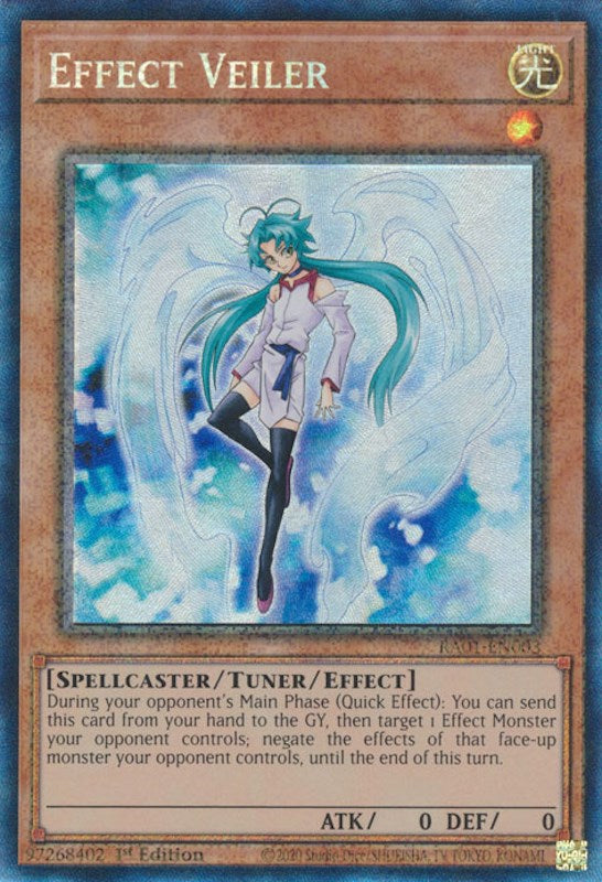 Effect Veiler [RA01-EN003] Prismatic Collector's Rare | Galactic Gamez