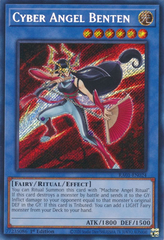 Cyber Angel Benten [RA01-EN024] Secret Rare | Galactic Gamez