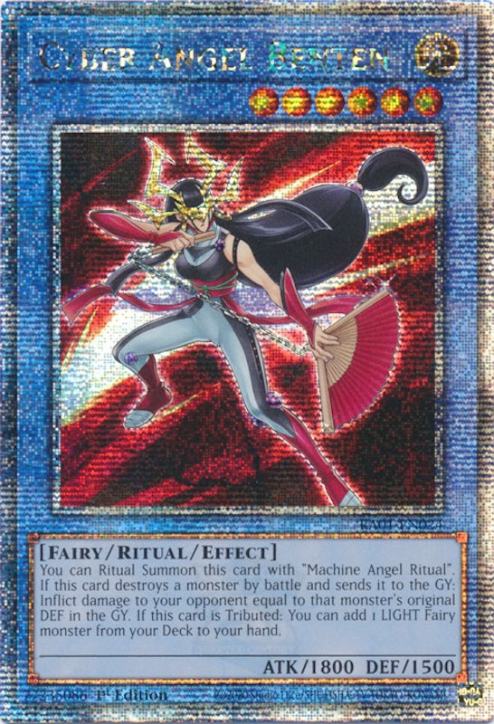 Cyber Angel Benten [RA01-EN024] Quarter Century Secret Rare | Galactic Gamez