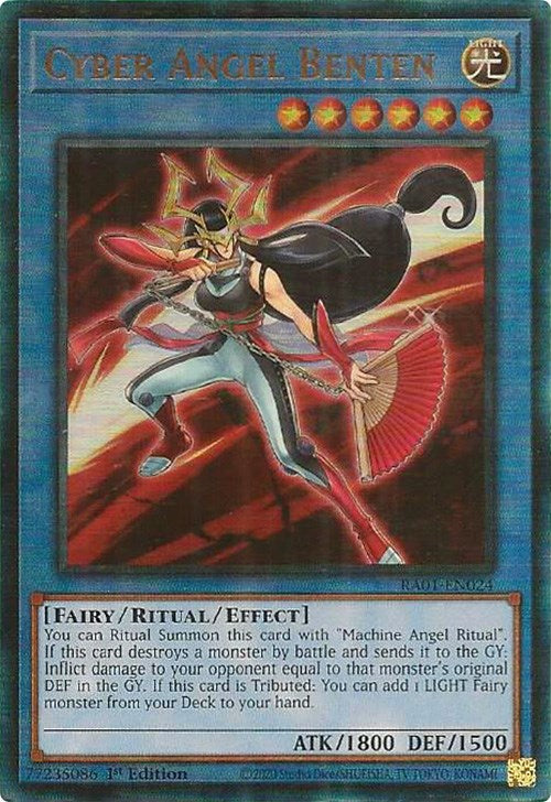 Cyber Angel Benten [RA01-EN024] Prismatic Ultimate Rare | Galactic Gamez