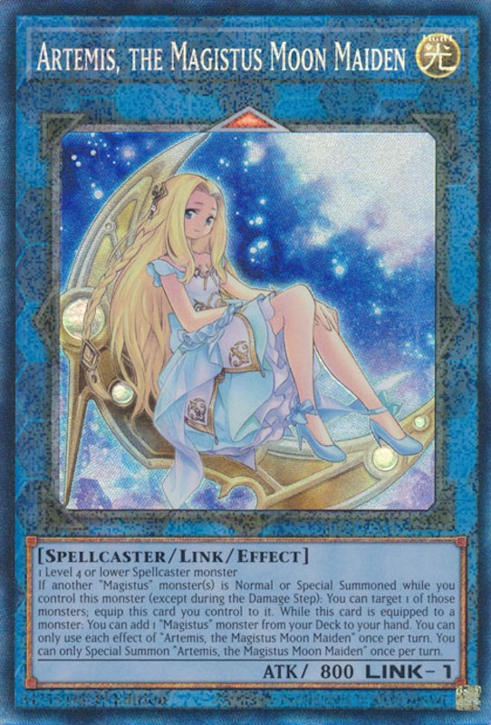 Artemis, the Magistus Moon Maiden [RA01-EN049] Prismatic Collector's Rare | Galactic Gamez