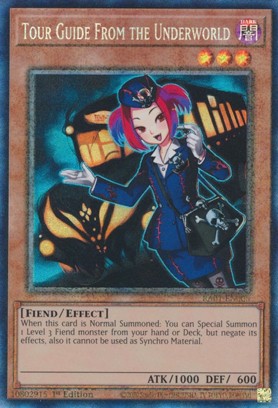 Tour Guide From the Underworld [RA01-EN005] Prismatic Collector's Rare | Galactic Gamez