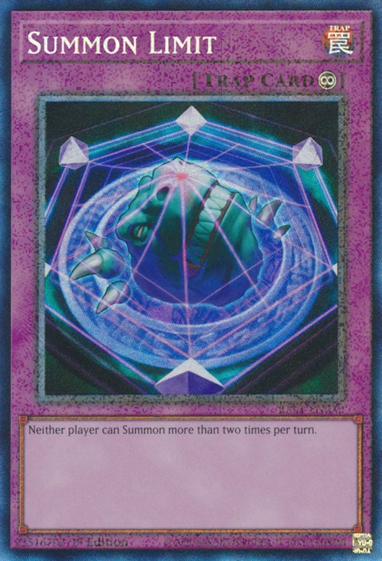 Summon Limit [RA01-EN070] Prismatic Collector's Rare | Galactic Gamez