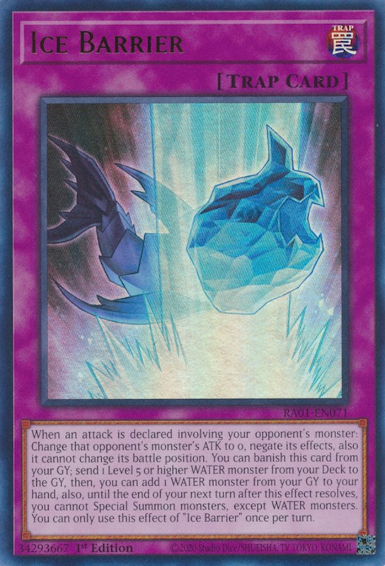 Ice Barrier [RA01-EN071] Ultra Rare | Galactic Gamez