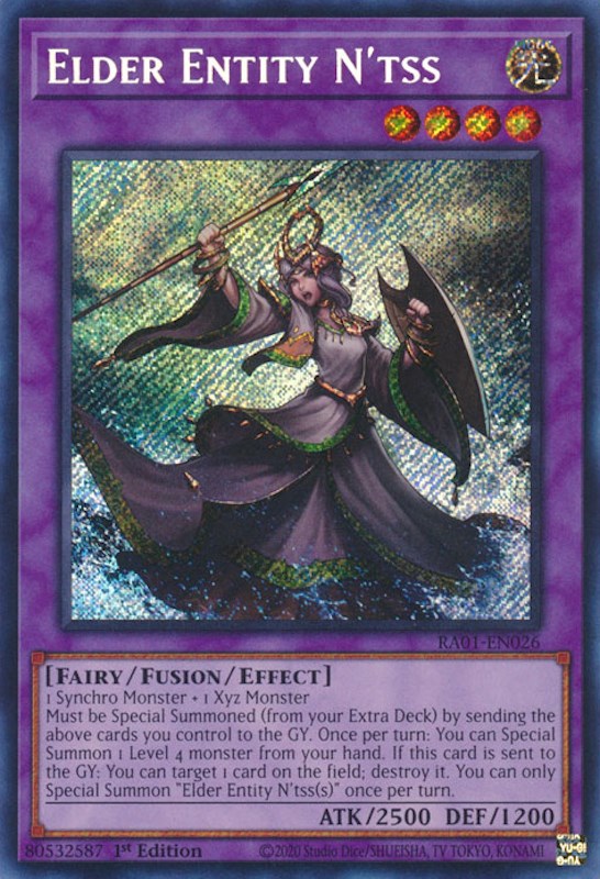 Elder Entity N'tss [RA01-EN026] Secret Rare | Galactic Gamez