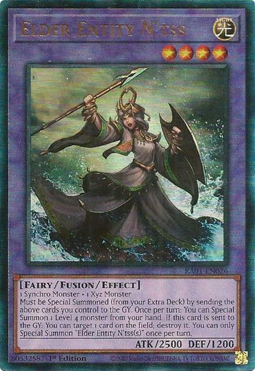 Elder Entity N'tss [RA01-EN026] Prismatic Ultimate Rare | Galactic Gamez