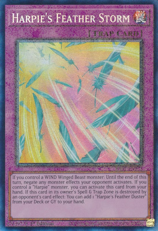 Harpie's Feather Storm [RA01-EN073] Prismatic Collector's Rare | Galactic Gamez