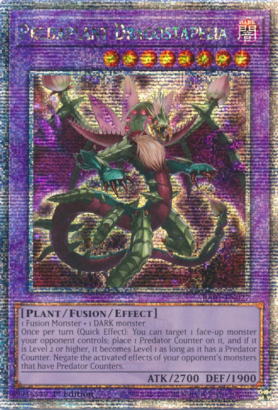 Predaplant Dragostapelia [RA01-EN027] Quarter Century Secret Rare | Galactic Gamez