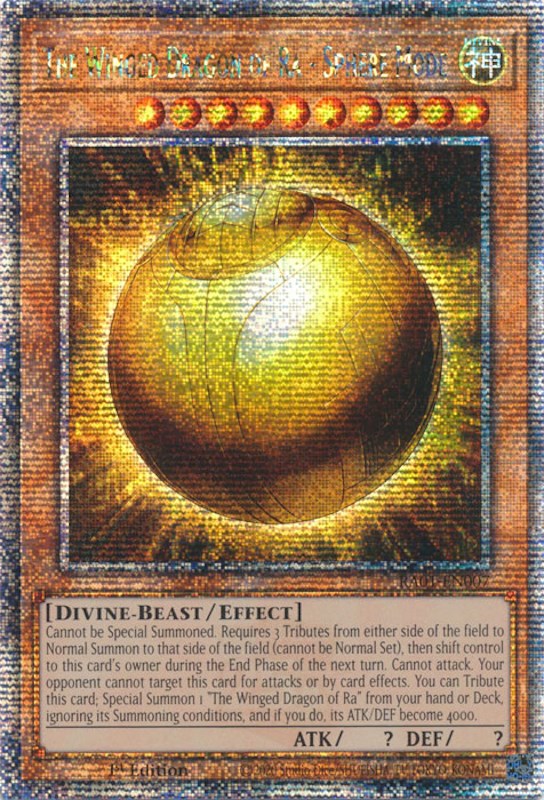 The Winged Dragon of Ra - Sphere Mode [RA01-EN007] Quarter Century Secret Rare | Galactic Gamez