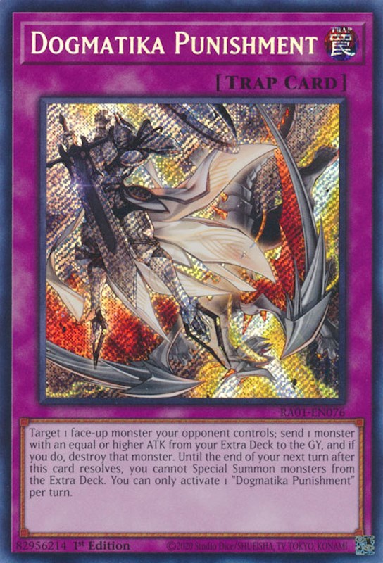 Dogmatika Punishment [RA01-EN076] Secret Rare | Galactic Gamez