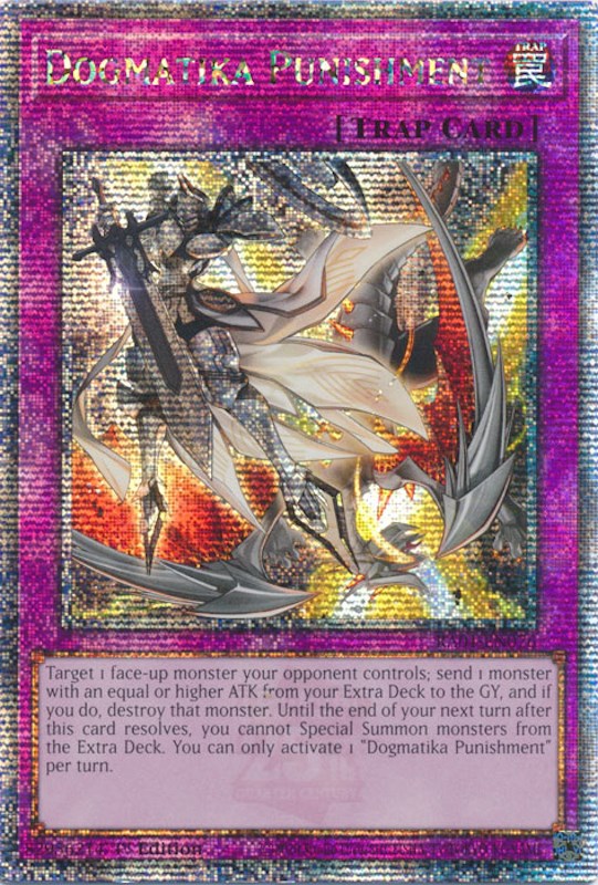 Dogmatika Punishment [RA01-EN076] Quarter Century Secret Rare | Galactic Gamez