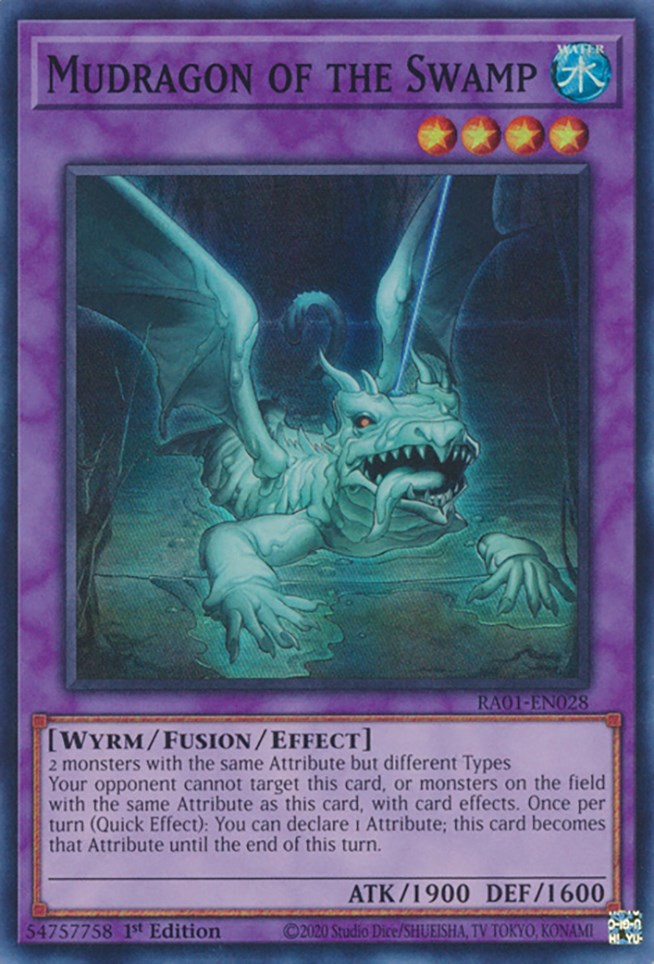 Mudragon of the Swamp [RA01-EN028] Super Rare | Galactic Gamez