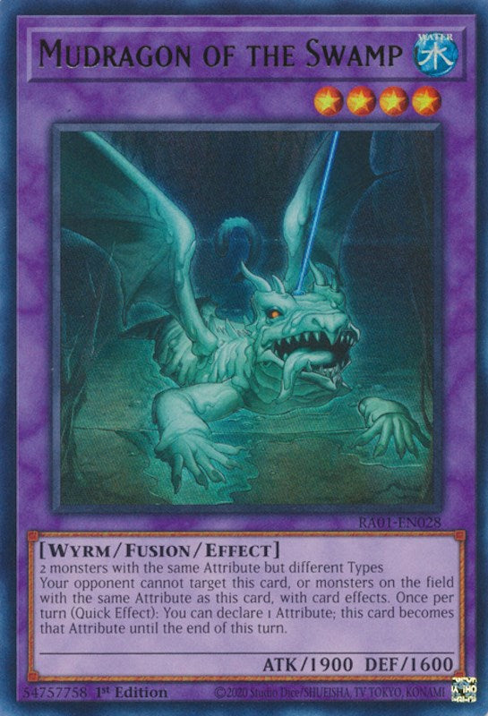 Mudragon of the Swamp [RA01-EN028] Ultra Rare | Galactic Gamez