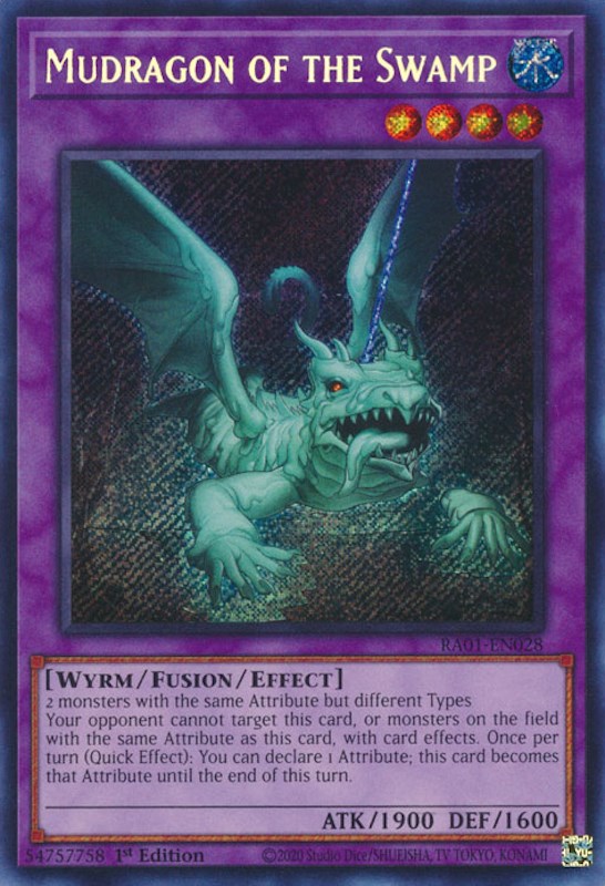 Mudragon of the Swamp [RA01-EN028] Secret Rare | Galactic Gamez