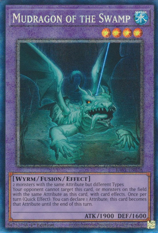 Mudragon of the Swamp [RA01-EN028] Prismatic Collector's Rare | Galactic Gamez