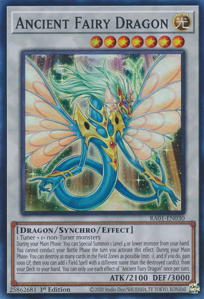 Ancient Fairy Dragon [RA01-EN030] Super Rare | Galactic Gamez