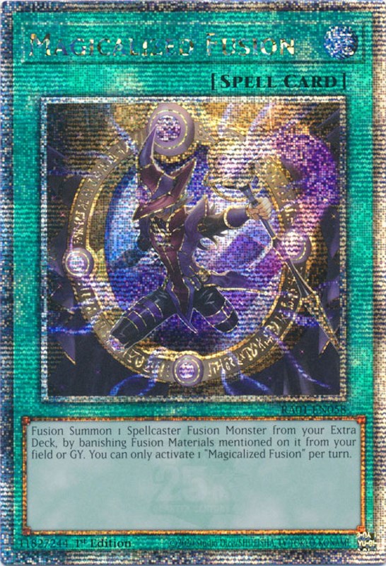 Magicalized Fusion [RA01-EN058] Quarter Century Secret Rare | Galactic Gamez