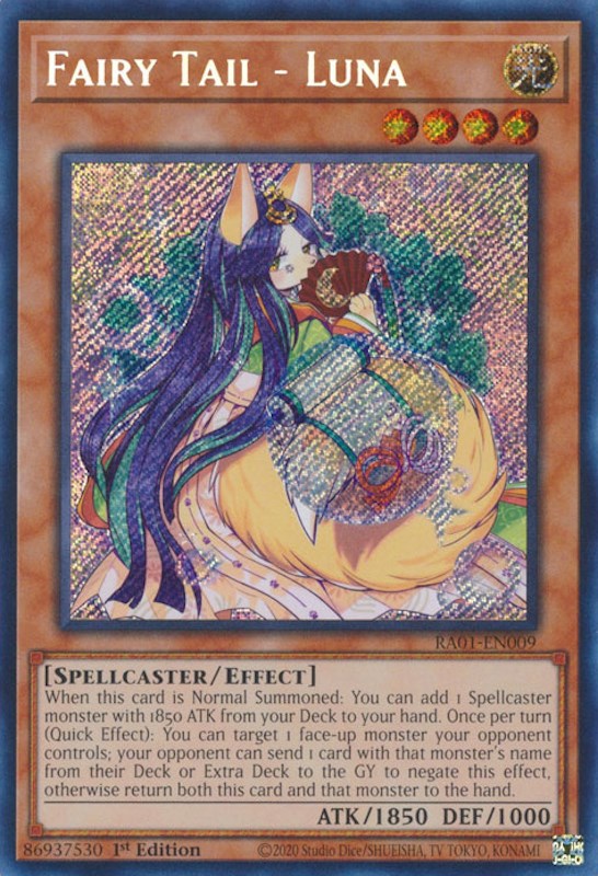 Fairy Tail - Luna [RA01-EN009] Secret Rare | Galactic Gamez