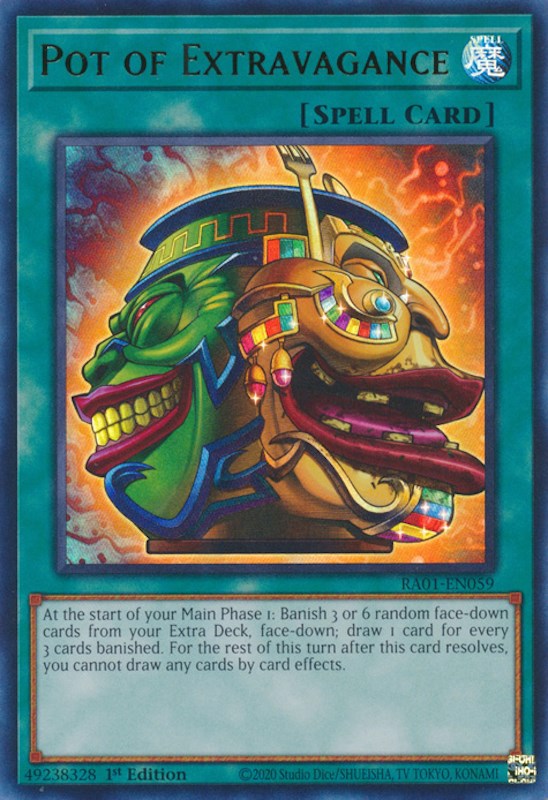 Pot of Extravagance [RA01-EN059] Ultra Rare | Galactic Gamez