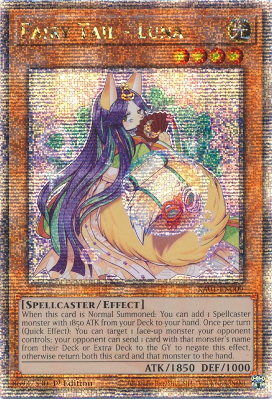 Fairy Tail - Luna [RA01-EN009] Quarter Century Secret Rare | Galactic Gamez