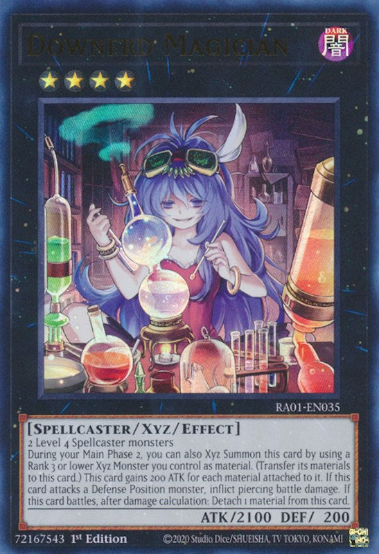 Downerd Magician [RA01-EN035] Ultra Rare | Galactic Gamez