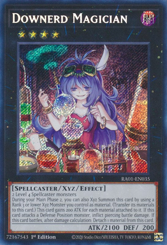 Downerd Magician [RA01-EN035] Secret Rare | Galactic Gamez