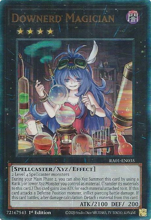 Downerd Magician [RA01-EN035] Prismatic Ultimate Rare | Galactic Gamez