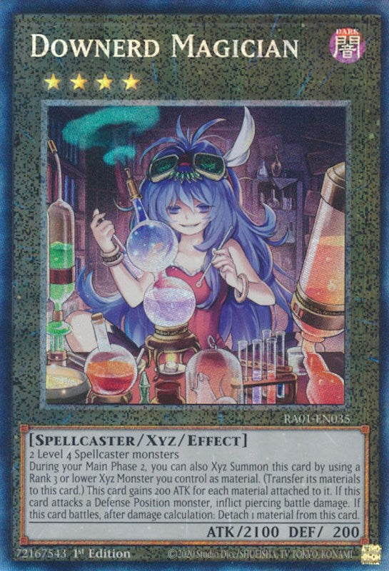 Downerd Magician [RA01-EN035] Prismatic Collector's Rare | Galactic Gamez