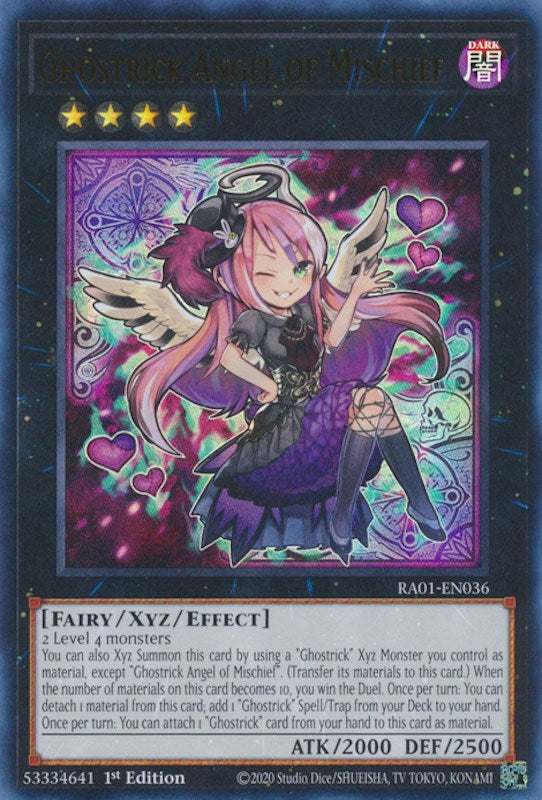 Ghostrick Angel of Mischief [RA01-EN036] Ultra Rare | Galactic Gamez