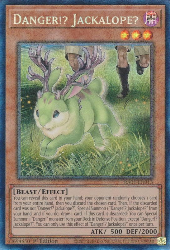 Danger!? Jackalope? [RA01-EN013] Prismatic Collector's Rare | Galactic Gamez