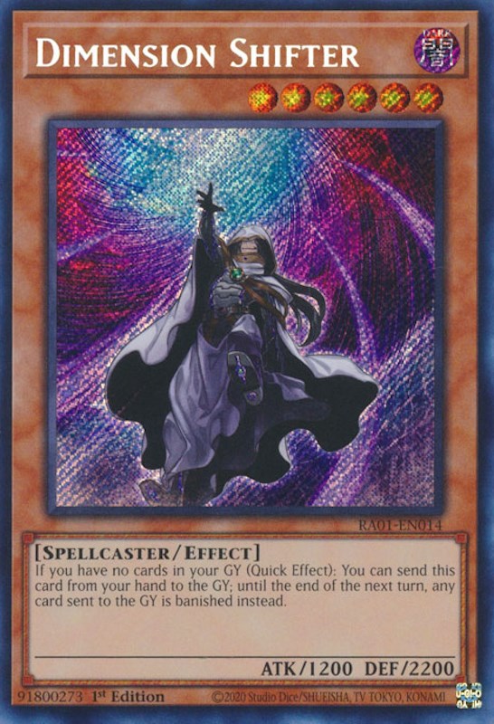 Dimension Shifter [RA01-EN014] Secret Rare | Galactic Gamez