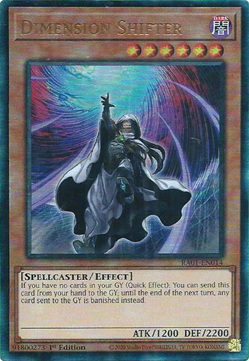 Dimension Shifter [RA01-EN014] Prismatic Ultimate Rare | Galactic Gamez