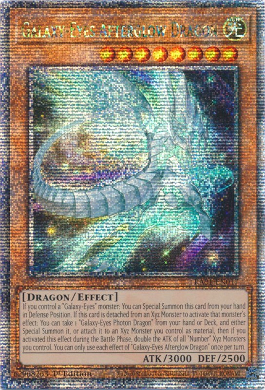 Galaxy-Eyes Afterglow Dragon [RA01-EN017] Quarter Century Secret Rare | Galactic Gamez