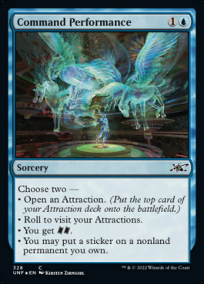 Command Performance (Galaxy Foil) [Unfinity] | Galactic Gamez