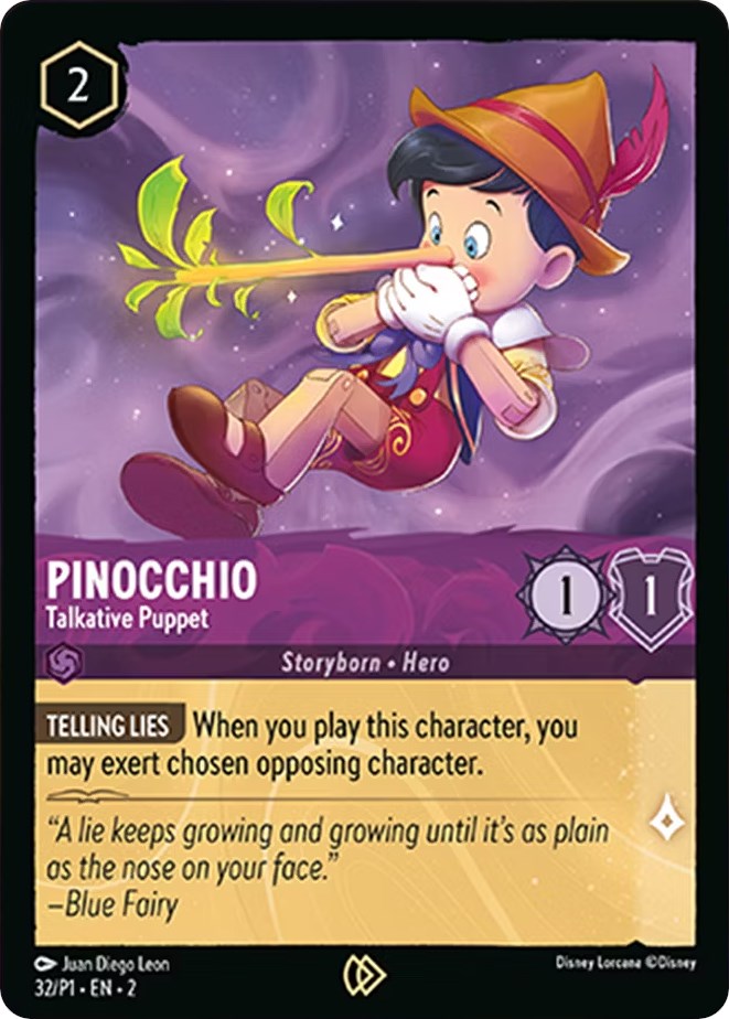 Pinocchio - Talkative Puppet (32) [Promo Cards] | Galactic Gamez