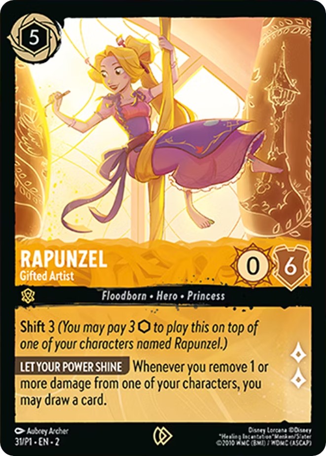 Rapunzel - Gifted Artist (31) [Promo Cards] | Galactic Gamez