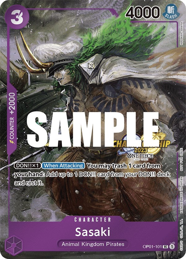 Sasaki (CS 2023 Event Pack) [One Piece Promotion Cards] | Galactic Gamez