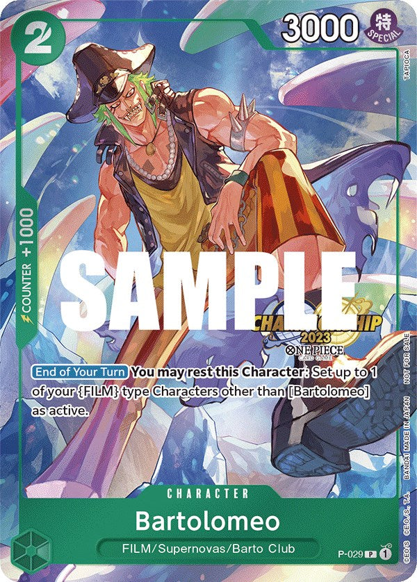 Bartolomeo (CS 2023 Event Pack) [One Piece Promotion Cards] | Galactic Gamez