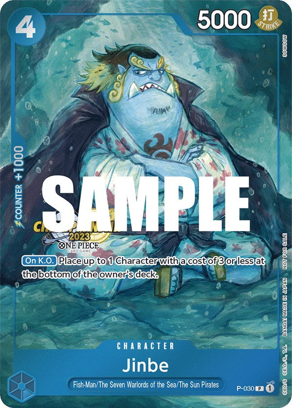 Jinbe (CS 2023 Event Pack) [One Piece Promotion Cards] | Galactic Gamez