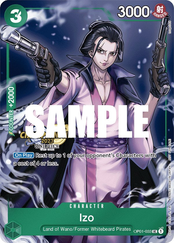 Izo (CS 2023 Celebration Pack) [One Piece Promotion Cards] | Galactic Gamez