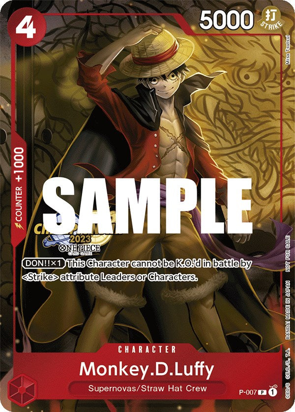 Monkey.D.Luffy (CS 2023 Celebration Pack) [One Piece Promotion Cards] | Galactic Gamez