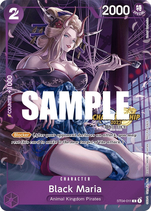 Black Maria (CS 2023 Celebration Pack) [One Piece Promotion Cards] | Galactic Gamez