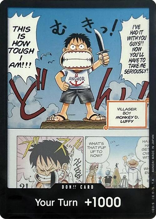 DON!! Card (Young Luffy) (Devil Fruits Collection Vol. 1) [One Piece Promotion Cards] | Galactic Gamez