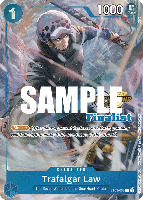 Trafalgar Law (CS 2023 Top Players Pack) [Finalist] [One Piece Promotion Cards] | Galactic Gamez