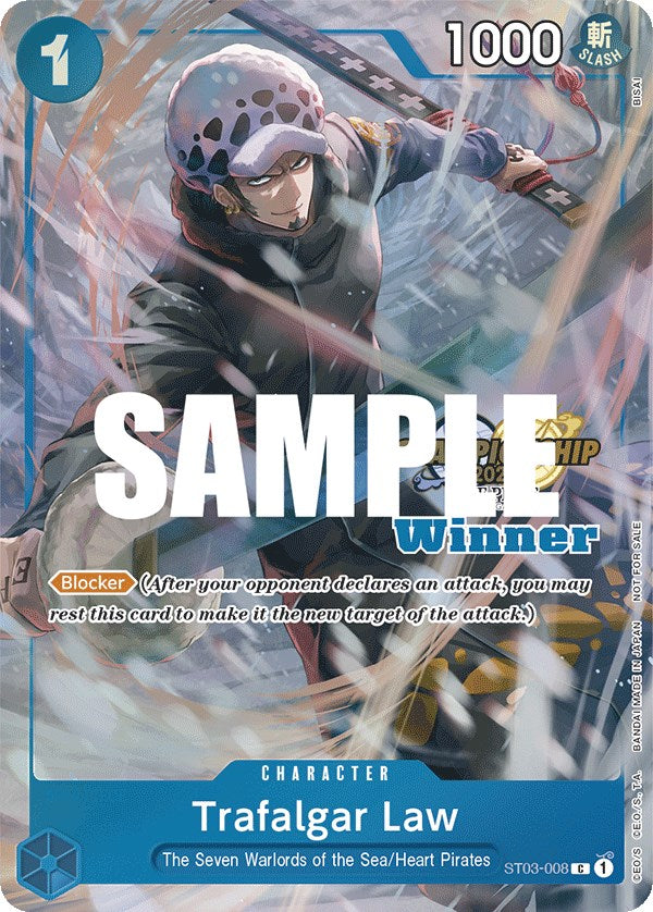 Trafalgar Law (CS 2023 Top Players Pack) [Winner] [One Piece Promotion Cards] | Galactic Gamez