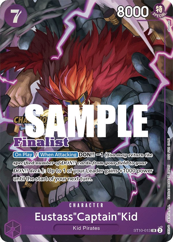 Eustass"Captain"Kid (CS 2023 Top Players Pack) [Finalist] [One Piece Promotion Cards] | Galactic Gamez