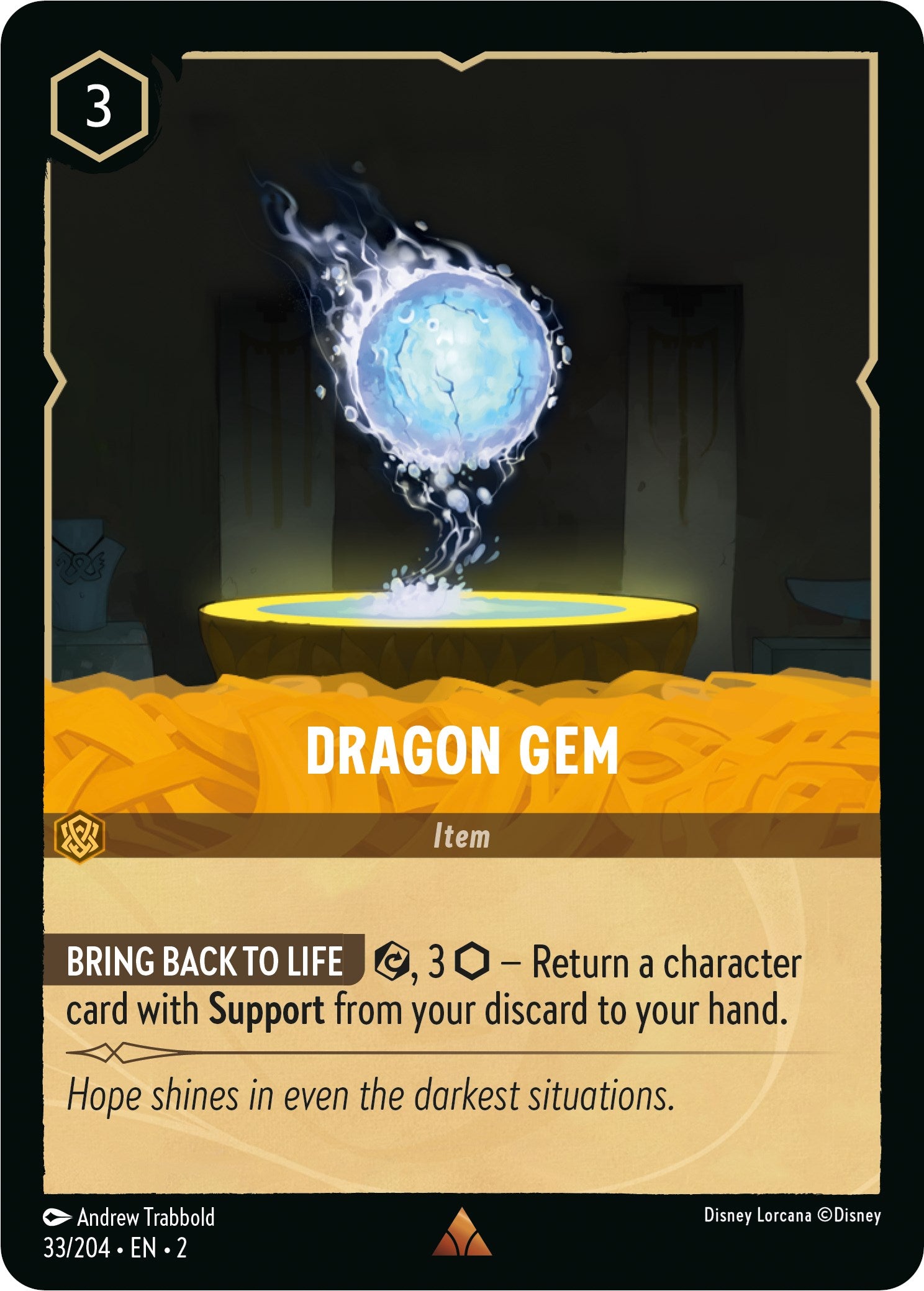 Dragon Gem (33/204) [Rise of the Floodborn] | Galactic Gamez