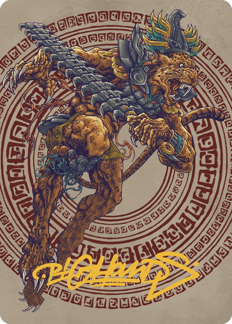 Sovereign Okinec Ahau Art Card (Gold-Stamped Signature) [The Lost Caverns of Ixalan Art Series] | Galactic Gamez